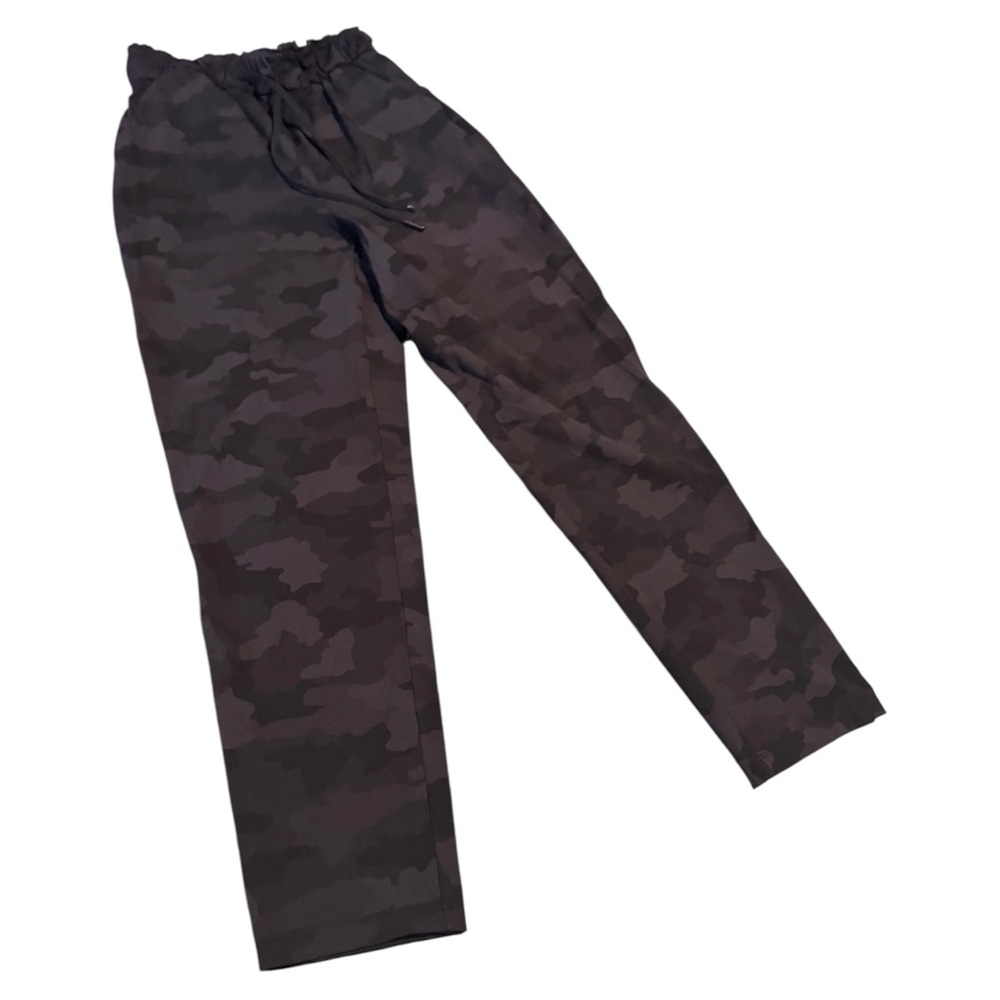 Lululemon Athletica Keep Moving Pant 7/8 High Rise Camouflage Athletic Pants - Picture 5 of 13